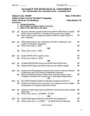 gtu question paper format.